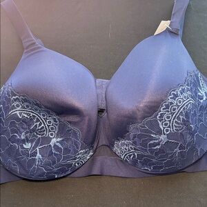 Elegant Lace Women's Bra in Purple Comfort Bliss Lightly Lined
